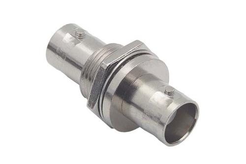 BNC Female to Female Bulkhead Mount Adapter | Commercial Grade Panel Coupler