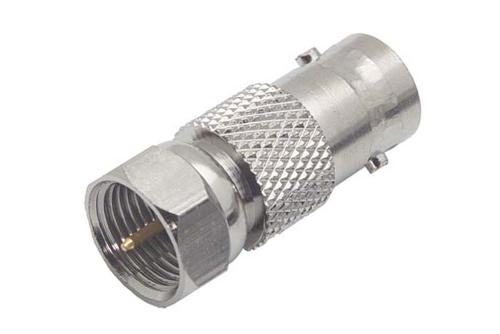 Commercial Grade F Male to BNC Female Coaxial Adapter