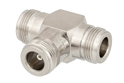 N-Type Female Tee Adapter - Triple Female RF Coaxial Connector