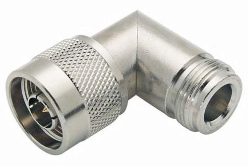 Commercial Grade N Male to N Female Right Angle RF Coaxial Adapter