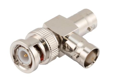 Commercial Grade Coax BNC Tee Adapter Male-Female-Female
