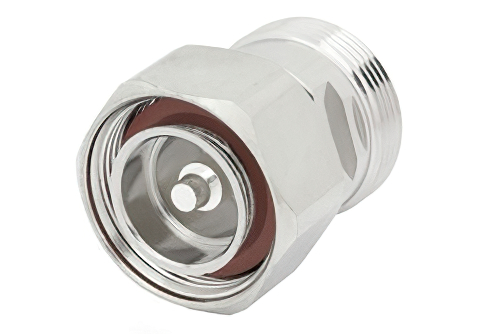 PE91028.jpg Low PIM, Low VSWR 7/16 DIN Male to 7/16 DIN Female Adapter | Cost-Effective RF Coaxial Connector | China Stock, Fast Delivery