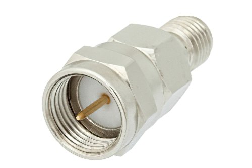 50 Ohm SMA Female to 75 Ohm F Male RF Coaxial Adapter