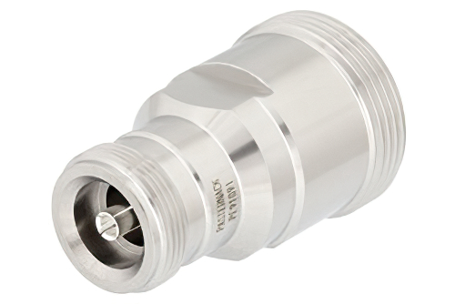 PE91091.jpg Low PIM 7/16 DIN Female to 4.1/9.5 Mini DIN Female RF Coaxial Adapter | High Performance, China Stock Fast Delivery