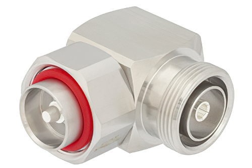 PE91117.jpg 7/16 DIN Male to 7/16 DIN Female Right Angle RF Coaxial Adapter - Cost-Effective, China Stock, Fast Delivery