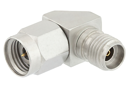 Precision RF Coaxial Adapter: 2.4mm Male to 2.92mm Female Right Angle - High Performance, Cost-Effective Alternative, China Stock Fast Delivery