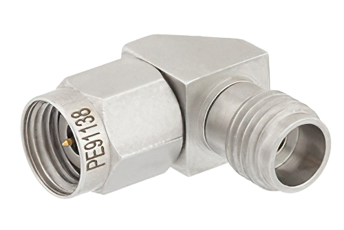 2.4mm Male to 2.4mm Female Right Angle RF Coaxial Adapter | Precision High-Frequency for Test & Measurement | Cost-Effective Alternative | China Stock Fast Delivery