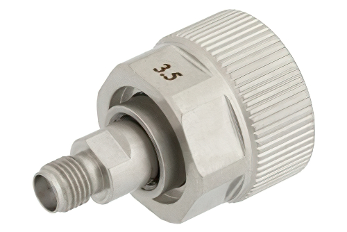 Cost-Effective Ruggedized 3.5mm NMD Female to SMA Female RF Coaxial Adapter