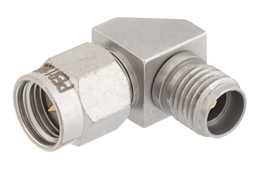 Precision RF Coaxial Adapter: 2.92mm Male to 3.5mm Female Right Angle | Space-Saving, Cost-Effective Solution | China Stock Fast Delivery
