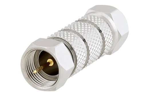 Precision 75 Ohm F Male to 75 Ohm F Male Adapter - Cost-Effective Coaxial RF Connector, China Stock Fast Delivery