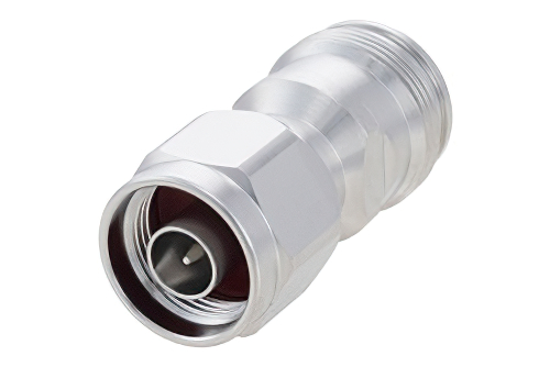 PE91479.jpg Low PIM 4.3-10 Female to N Male RF Coaxial Adapter | Cost-Effective Alternative, Fast Delivery