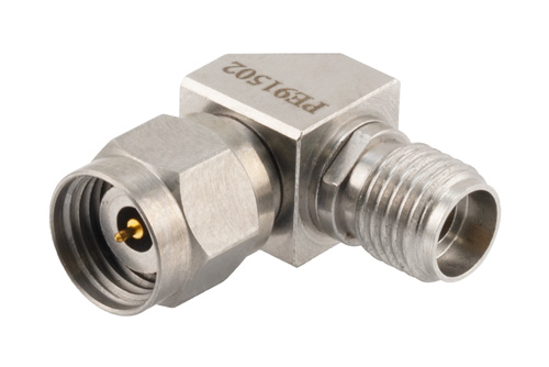 2.4mm Male to 2.92mm Female Miter Right Angle RF Coaxial Adapter | Cost-Effective | China Stock Fast Delivery