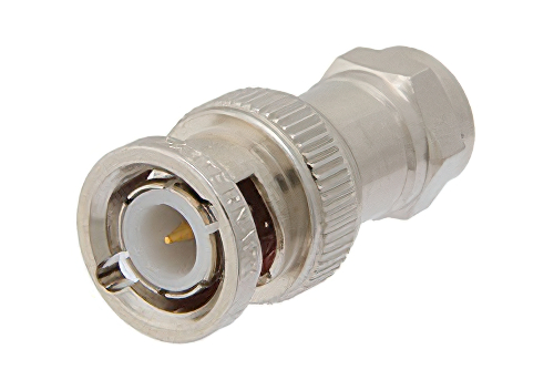 50 Ohm BNC Male to 75 Ohm F Male RF Coax Adapter - Impedance Matching Solution, Cost-Effective, China Stock Fast Delivery