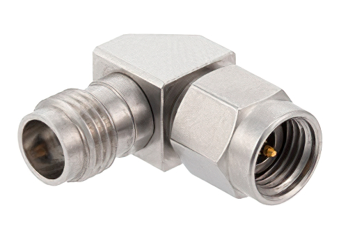 Precision 2.4mm Female to 2.92mm Male Miter Right Angle RF Coaxial Adapter - High Performance, Cost-Effective Alternative, China Stock Fast Delivery