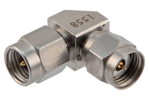 2.4mm Male to 2.4mm Male Miter Right Angle RF Coaxial Adapter, DC-27 GHz High Performance, China Stock Fast Delivery, Cost-Effective Alternative