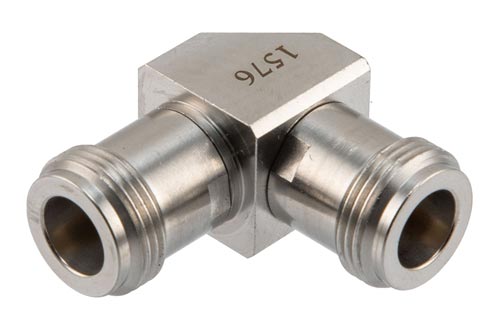 N Female to N Female Miter Right Angle RF Coaxial Adapter, DC-18 GHz - Cost-Effective, China Stock Fast Delivery