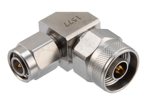 PE91577.jpg N Male to N Male Miter Right Angle RF Coaxial Adapter, DC-18 GHz – Cost-Effective Alternative, China Stock Fast Delivery
