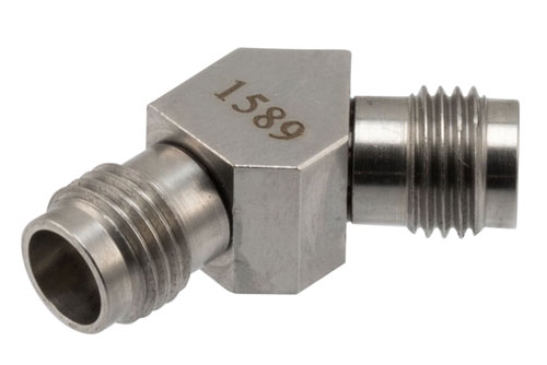 RF Adapter: 45 Degree Angle 2.4mm Jack to 2.4mm Jack, 50GHz, VSWR 1.25 - High Performance Coaxial Connector | Cost-Effective Alternative, China Stock Fast Delivery