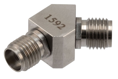 PE91592.jpg 40GHz 2.92mm RF Adapter | 45 Degree Angle Jack-to-Jack, VSWR 1.15 - Cost-Effective China Stock Fast Delivery