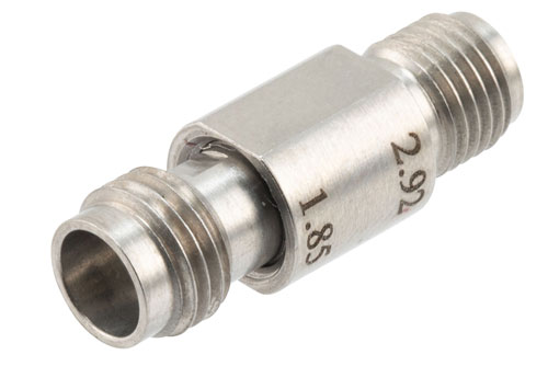PE91621.jpg Precision 2.92mm Female to 1.85mm Female RF Coaxial Adapter, Stainless Steel, Engineering Grade | Cost-Effective, China Stock Fast Delivery