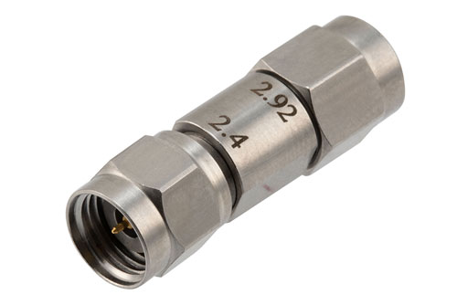 Cost-Effective 2.92mm Male to 2.4mm Male Adapter | Stainless Steel, Engineering Grade RF Connector | China Stock, Fast Delivery