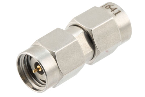 PE91641.jpg High Temperature 2.4mm Male to 2.4mm Male Precision RF Coaxial Adapter, 50GHz Low VSWR 1.3, MIL-STD 348B Compliant | Cost-Effective Alternative, China Stock Fast Delivery