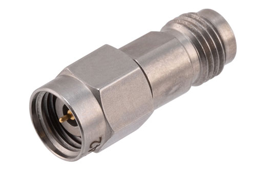 50GHz High Temperature RF Coaxial Adapter, 2.4mm Male to 2.4mm Female, VSWR1.3, MIL-STD 348B - Cost-Effective Alternative