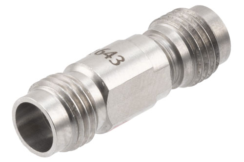 RF Coaxial Adapter: High Temperature 2.4mm Female to 2.4mm Female, 50GHz, VSWR1.3, MIL-STD 348B Compliant - Cost-Effective & Fast Delivery from China Stock