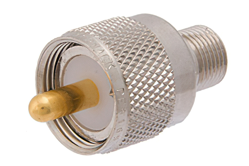 PE9165.jpg 50 Ohm UHF Male to 75 Ohm F Female RF Coaxial Adapter - Impedance Matching Connector, Cost-Effective & China Stock Fast Delivery