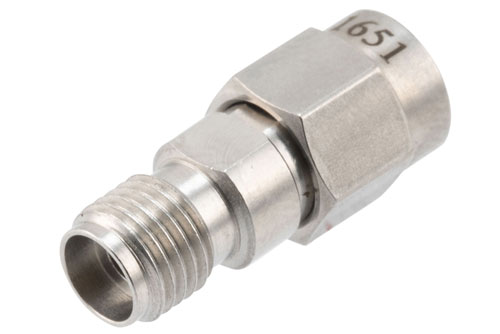 PE91651.jpg 40GHz High Temp MIL-STD 348B RF Coaxial Adapter: 2.92mm F to 1.85mm M, Low VSWR 1.15 - Cost-Effective Alternative, China Stock Fast Delivery