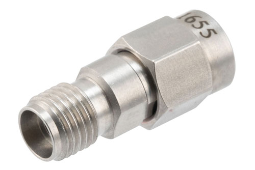PE91655.jpg 40GHz High-Temperature RF Coaxial Adapter, 2.92mm Female to 1.85mm Male, MIL-STD 348B Compliant, Low VSWR 1.25 - China Stock, Fast Delivery