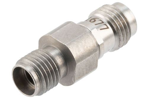 **RF Coaxial Adapter: High Temp 3.5mm Female to 2.4mm Female, 34.5GHz, VSWR<1.25, MIL-STD 348B Compliant. Cost-Effective Alternative with China Stock for Fast Delivery.**