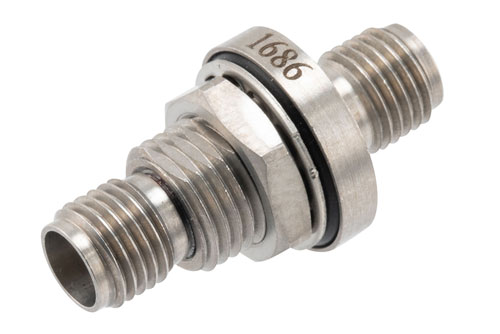 High-Temp IP67 Bulkhead 3.5mm F-F RF Coaxial Adapter - 34.5GHz, VSWR 1.25, MIL-STD 348B Compliant - China Stock Fast Delivery