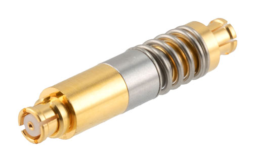 PE91742.jpg SMP Female to Female Spring-Loaded Bullet RF Coaxial Adapter, L=0.93 inch - China Stock, Fast Delivery