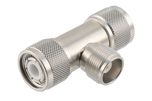 HN Tee Adapter Male-Female-Male | RF Coaxial T-Type Connector | Cost-Effective Alternative | China Stock Fast Delivery