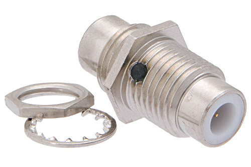 75 Ohm SMC Jack to SMC Jack Bulkhead Mount RF Coaxial Adapter - China Stock Fast Delivery