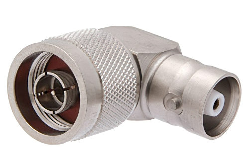 N Male to C Female Right Angle RF Coaxial Adapter | China Stock Fast Delivery