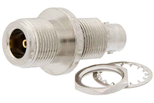 N Female to BNC Female Bulkhead Mount RF Coaxial Adapter | Cost-Effective, Fast Delivery from China Stock