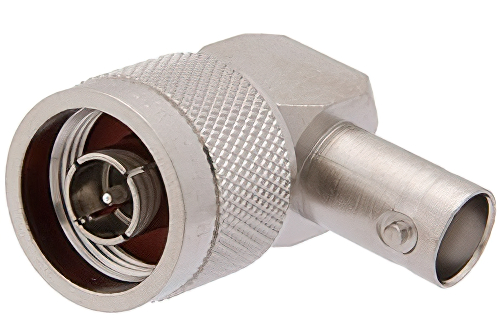 N Male to BNC Female Right Angle 50 Ohm RF Coaxial Adapter | Cost-Effective | China Stock Fast Delivery