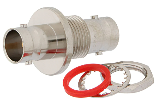 75 Ohm BNC Female to Female Bulkhead Mount Adapter | Coaxial Panel Mount Connector | Cost-Effective | Fast Delivery