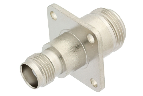 N Female to TNC Female RF Coaxial Adapter, 4-Hole Flange Mount | High Performance, Cost-Effective Alternative | China Stock Fast Delivery