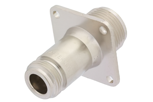PE9553.jpg 4 Hole Flange Mount N Female to HN Female RF Coaxial Adapter - Cost-Effective Alternative | China Stock Fast Delivery