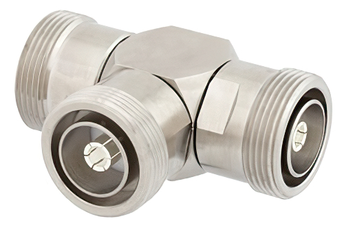 Industrial 7/16 DIN Triple Female Tee Adapter | RF Coaxial 3-Way Splitter | Cost-Effective Alternative | China Stock Fast Delivery