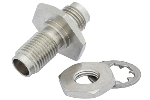 2.4mm Female to Female Bulkhead Mount RF Coaxial Adapter | Cost-Effective Alternative | China Stock Fast Delivery