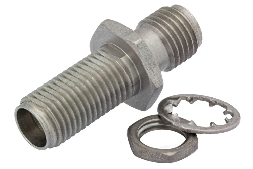 PE9647.jpg 2.92mm Female to 2.92mm Female Bulkhead Mount Adapter | Precision RF K-Type Coaxial Connector | Cost-Effective Solution | China Stock Fast Delivery
