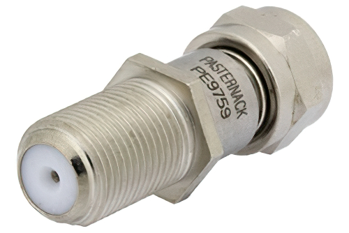 75 Ohm F-Type Coaxial Adapter: F Male to F Female | Cost-Effective Alternative | China Stock Fast Delivery