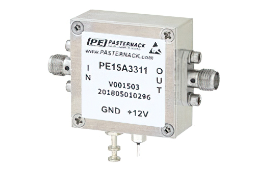26 dBm IP3, 5 dB NF, 13 dBm P1dB, 0.1 MHz to 10 GHz, Low Noise Broadband Amplifier, 32.5 dB Gain, SMA