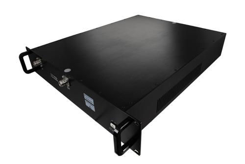Broadband GaAs GaN High Power Amplifier: 30W Psat, 45dB Gain, 0.7-6 GHz, N-Type | Rack Mount, 110/220VAC, Integrated Heatsink | China Stock Fast Delivery