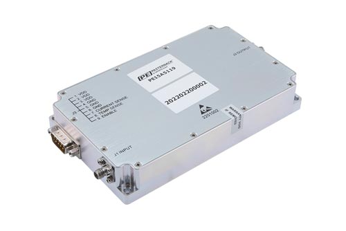 20W Psat GaN High Power Amplifier, 2-4 GHz, 43dB Gain, Class AB, SMA - Fast Delivery
