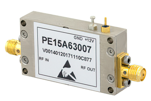0.85 dB NF Input Protected Low Noise Amplifier, Operating from 2 GHz to 2.6 GHz with 30 dB Gain, 12 dBm P1dB and SMA